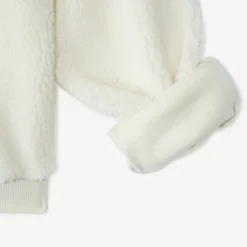 Sweat oversize en sherpa effet fourrure pour fille