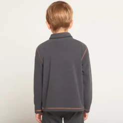 Sweat polaire de ski à col zippé pour garçon