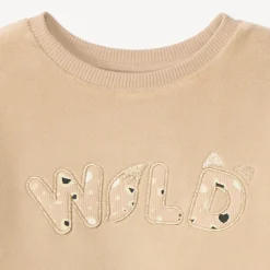 Sweat polaire oversize pour bébé fille