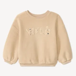 Sweat polaire oversize pour bébé fille