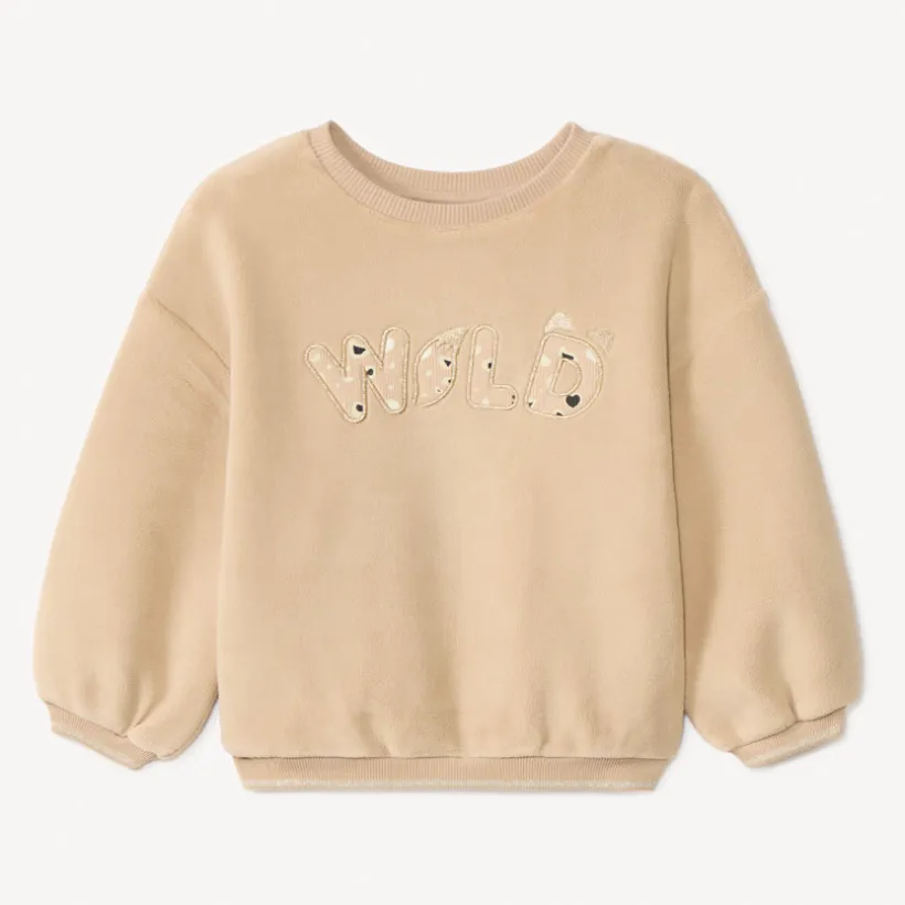 Sweat polaire oversize pour bébé fille