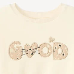 Sweat polaire oversize pour bébé fille