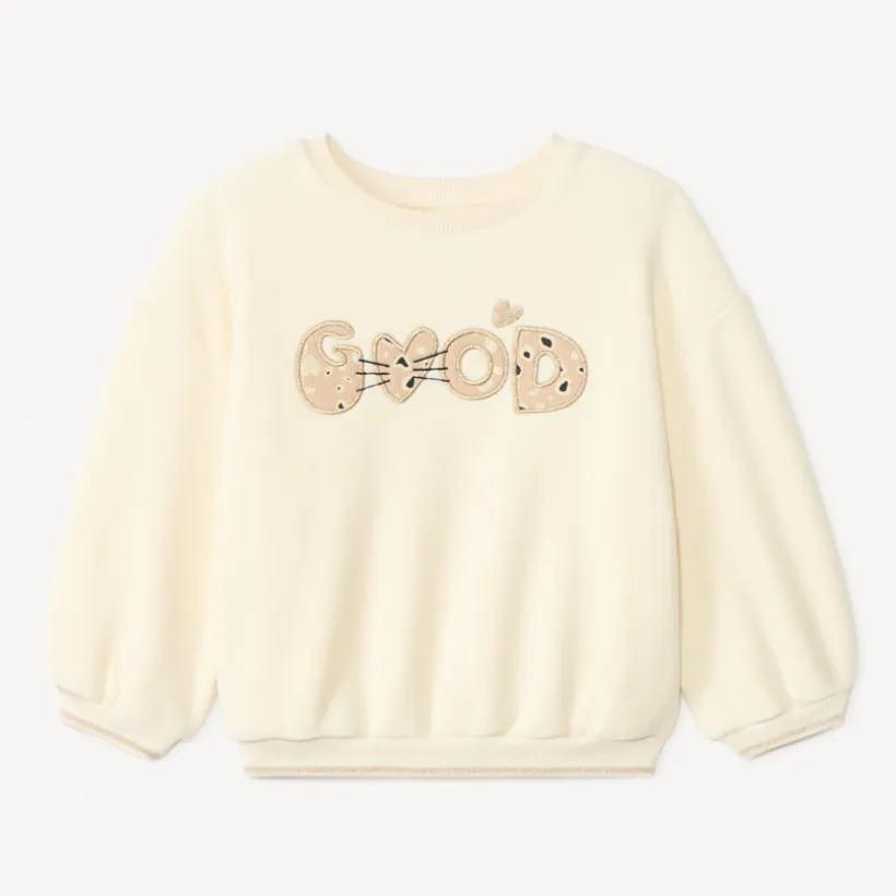 Sweat polaire oversize pour bébé fille