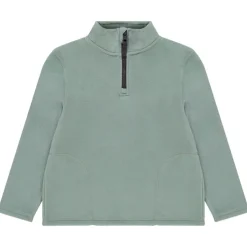 Sweat polaire uni à col montant pour garçon