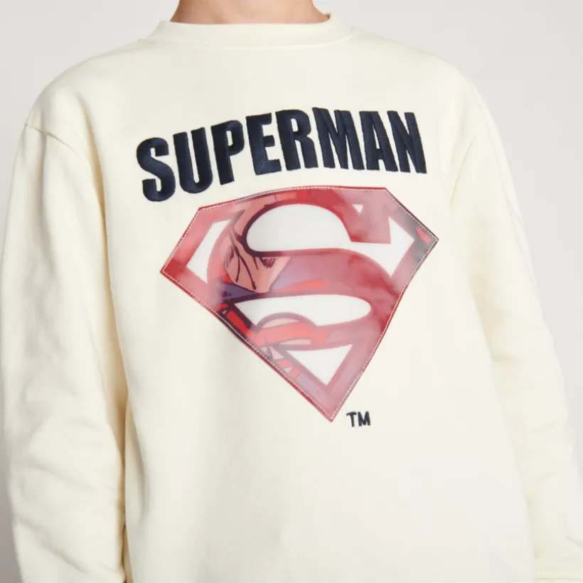 Sweat à print lenticulaire Superman Warner pour garçon