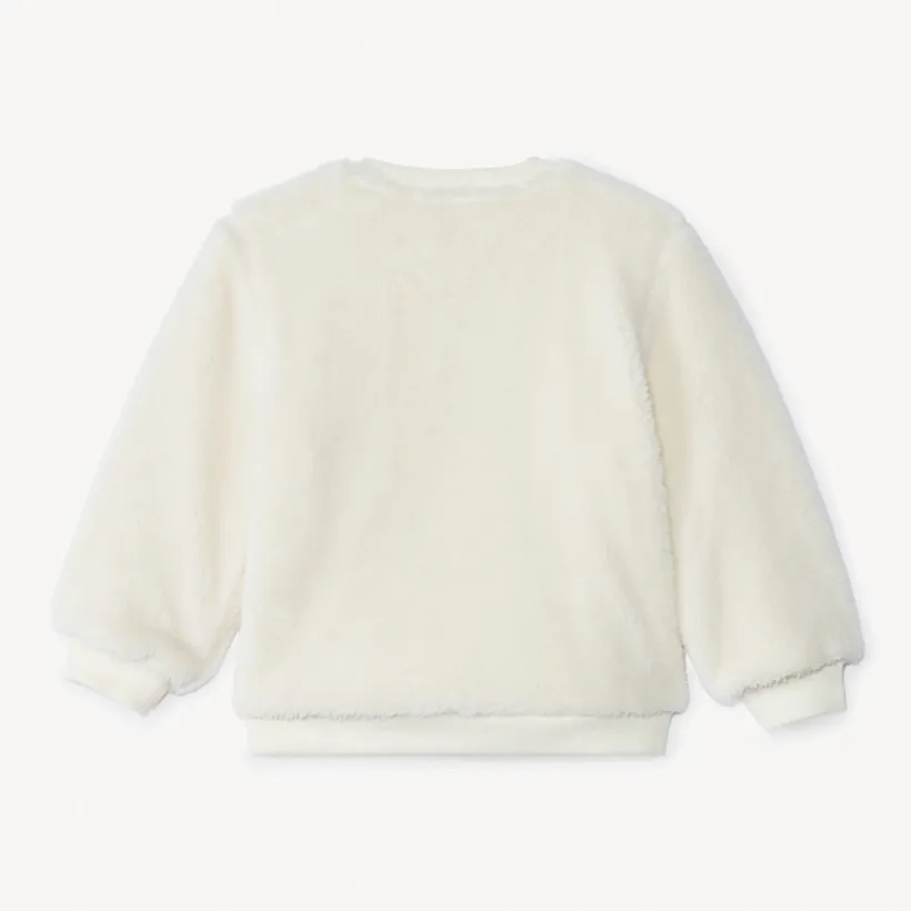 Sweat sherpa à patch renne de Noël pour bébé garçon