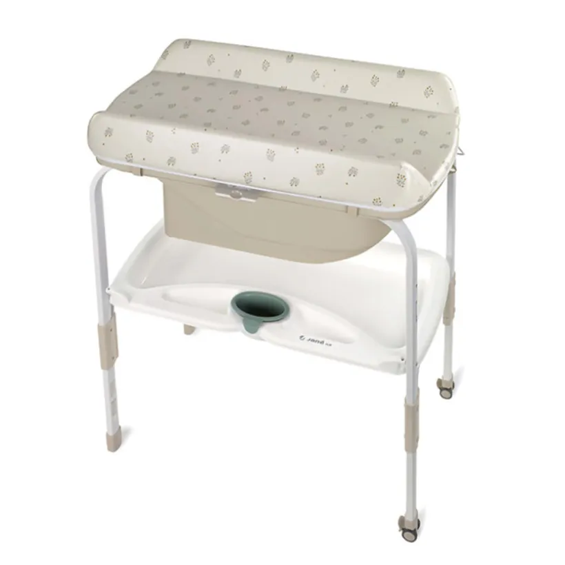 Table à langer combinée avec baignoire Flip botanic