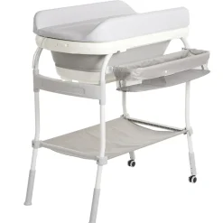 Table à langer 2 en 1 avec baignoire Splash Up 2.0 gris