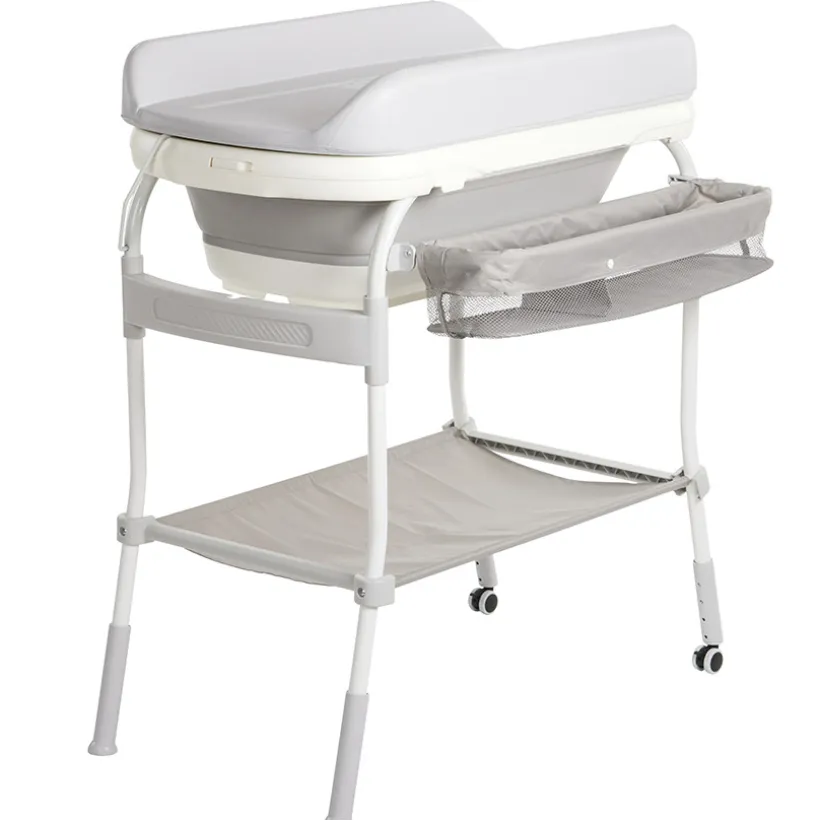 Table à langer 2 en 1 avec baignoire Splash Up 2.0 gris