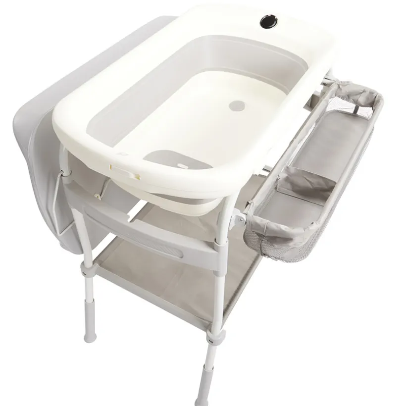 Table à langer 2 en 1 avec baignoire Splash Up 2.0 gris