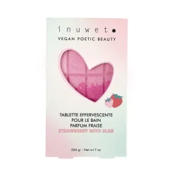 Tablette de bain effervescente fraise