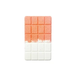 Tablette de bain effervescente orange à la pêche