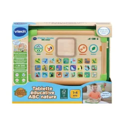 Tablette éducative en bois ABC Nature