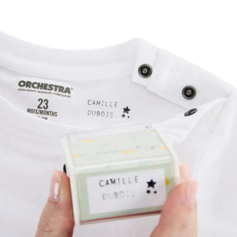 Tampon encreur textile personnalisable