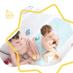 Tapis de bain XXL - Bleu