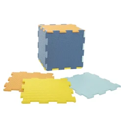 Tapis de dalles en mousse texturées 90 x 90 cm