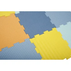 Tapis de dalles en mousse texturées 90 x 90 cm