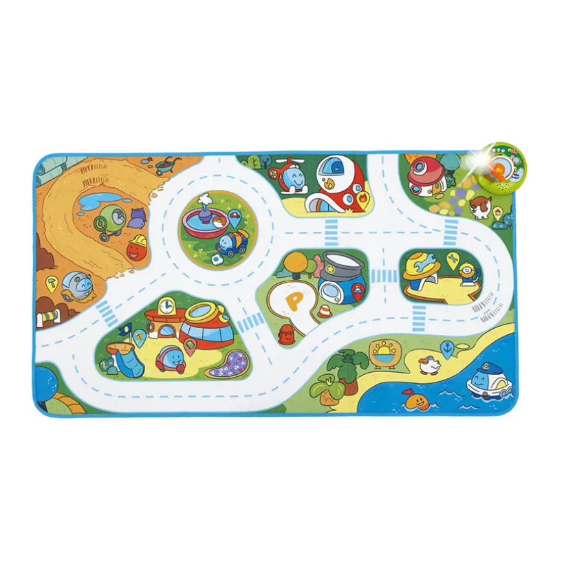 Tapis de jeu interactif circuit Turbo Ball City