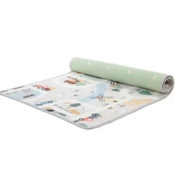 Tapis de jeu réversible en mousse ferme/circuit