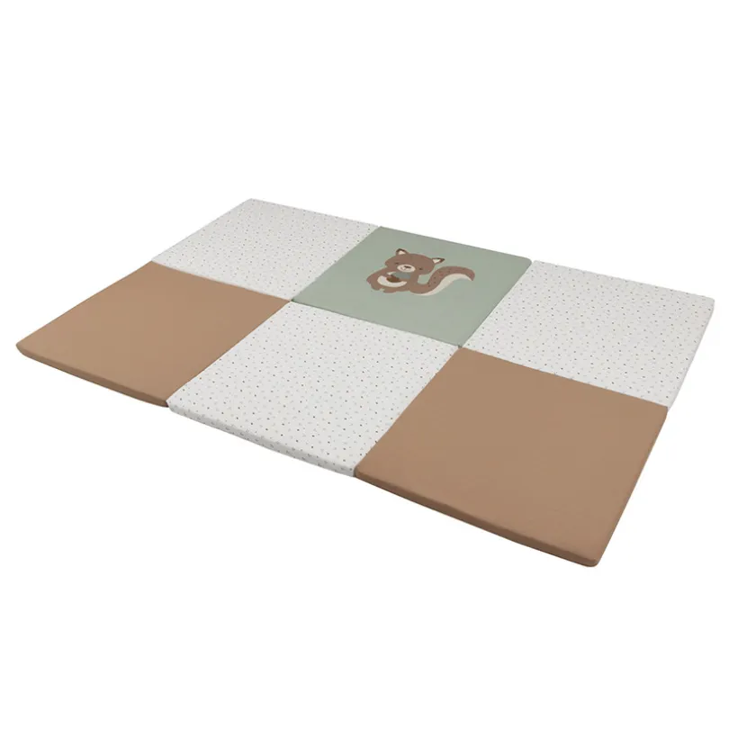 Tapis de motricité pliable 180 x 120 cm Roi des Forêt