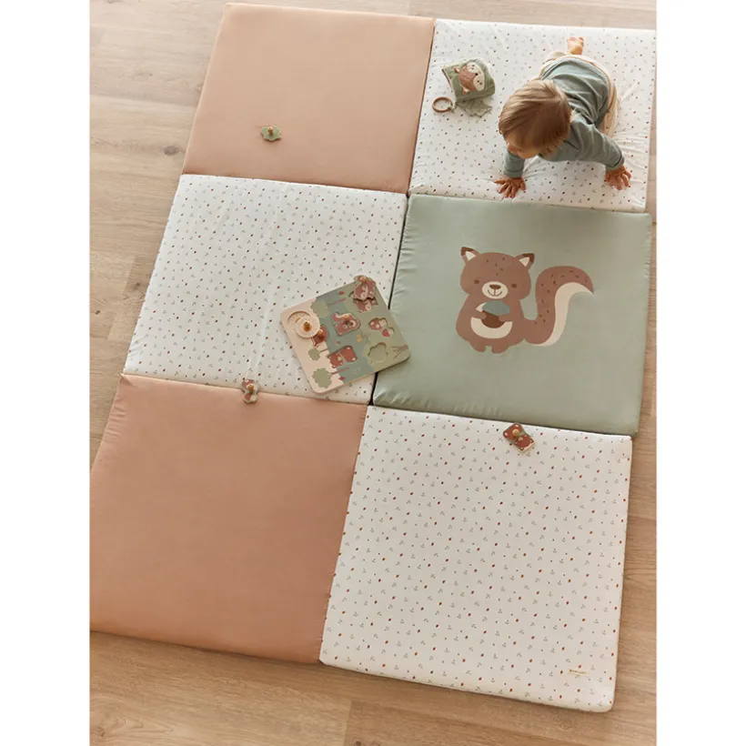 Tapis de motricité pliable 180 x 120 cm Roi des Forêt