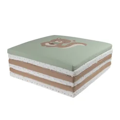 Tapis de motricité pliable 180 x 120 cm Roi des Forêt