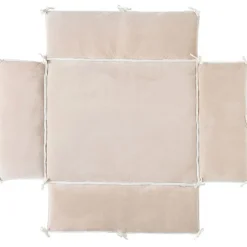 Tapis de parc cuvette 75x95cm Veloudoux Bali Moka