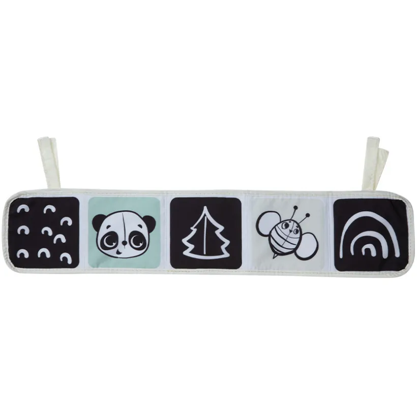 Tapis d'éveil Luxe Gymini avec arche en bois Black&White