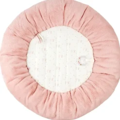 Tapis d'éveil pouf avec arches - Fanfan - Rose - Diamètre 90 cm
