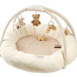 Tapis d'éveil pouf avec arches 90x90cm Teddy Bouclette
