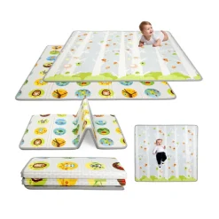 Tapis d'éveil XXL pliable et réversible 200 x 180 cm