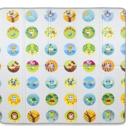 Tapis d'éveil XXL pliable et réversible 200 x 180 cm