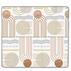 Tapis d'éveil XXL 200x180 pliable réversible Nature