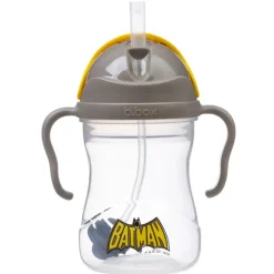 Tasse anti-fuites avec anse et paille Batman