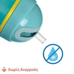 TASSE A PAILLE DE SPORT BLEU 14M+