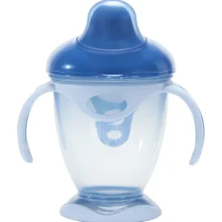 Tasse d'apprentissage à anses 180 ml bleu