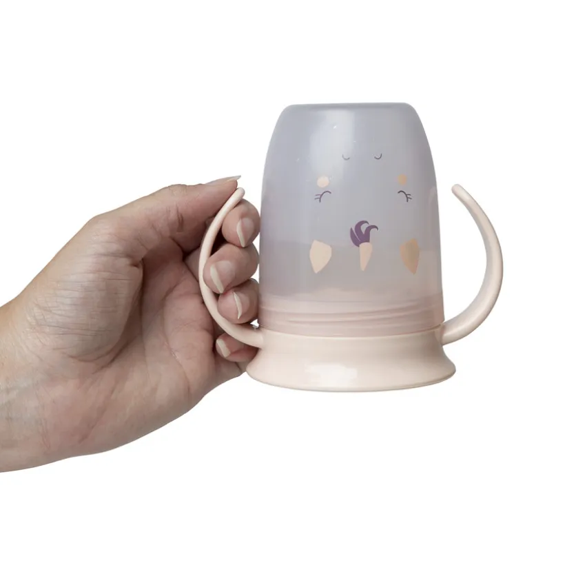 tasse d'apprentissage 360° antifuite Licorne beige