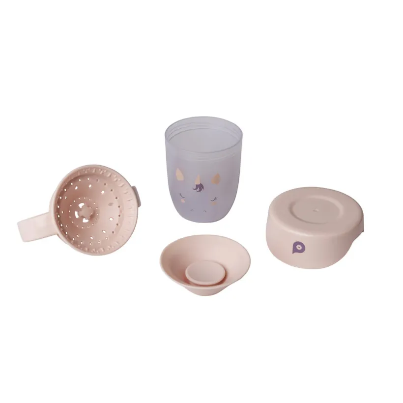 tasse d'apprentissage 360° antifuite Licorne beige