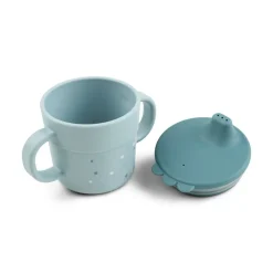 Tasse d'apprentissage Foodie Happy Dots Bleu