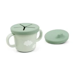 Tasse d'apprentissage & snack 3 en 1 Foodie Croco vert