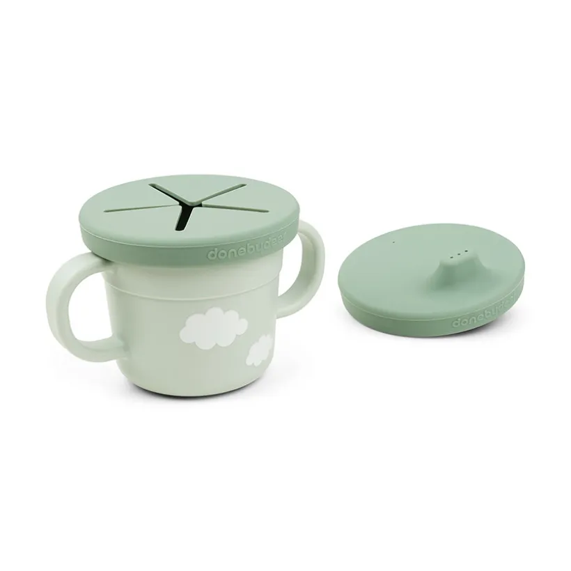 Tasse d'apprentissage & snack 3 en 1 Foodie Croco vert