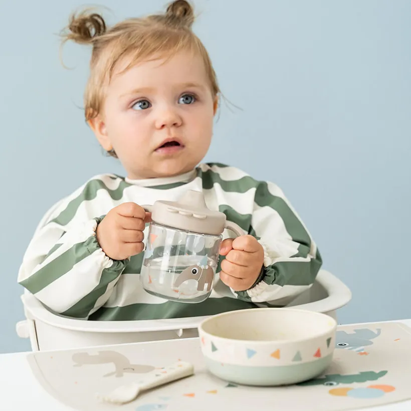 Tasse d'apprentissage Tiny farm Vert