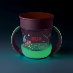 Tasse Mini Magic Cup nuit phosphorescente 160 ml - Rose