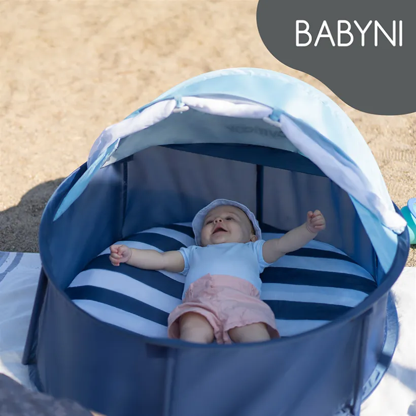 Tente Babyni aire de jeux anti-UV - Marinière