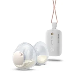 Tire-lait électrique double mains libres blanc