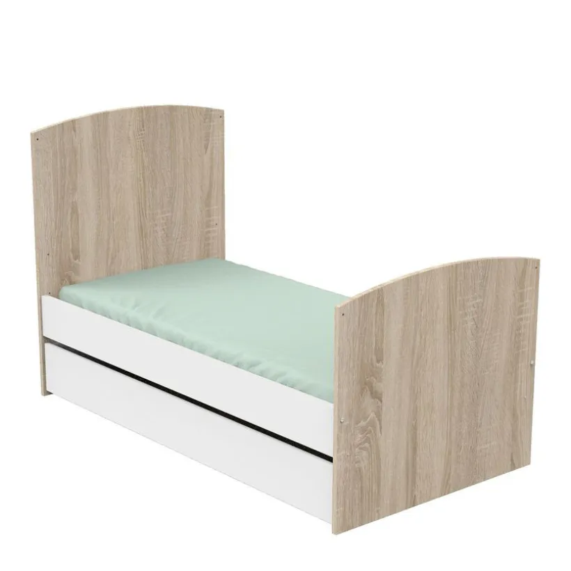Tiroir de lit access bois blanc 140 x 70 cm