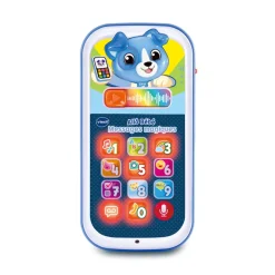 Téléphone interactif Allô bébé Messages magiques bleu