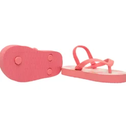 Tongs bride printée imprimé fleurs pour fille avec lanière selon l'âge
