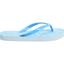 Tongs imprimé fleurs pour fille avec lanière selon la pointure