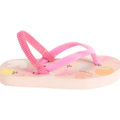 Tongs imprimé palmiers arty pour fille avec lanière selon l'âge